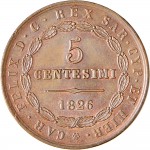 1101D 5 centesimi 1826 Scudo triangolare rialzato Bologna Rame