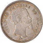 1110D 50 centesimi 1860 Scudo sannitico 1° tipo Firenze Argento