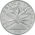 2526D 2.000 lire 1998 Anno Duemila (La Fede) 1° tipo Roma Argento
