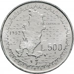 2403R 500 lire 1982 Giuseppe Garibaldi Roma Argento