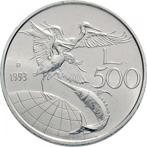 2480R 500 lire 1993 Flora e fauna da salvare 3° tipo Roma Argento