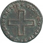 7D 2 Denari 1725 Nodo di Savoia Torino Rame