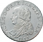 753D Mezzo scudo da 3 lire 1815 Scudo rotondo 2° tipo Torino Argento