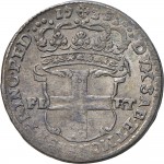 121R 5 soldi 1737 Scudo a cartoccio 1° tipo Torino Mistura di argento