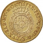 229R Doppia da 4 scudi 1767 Scudo rotondo Torino Oro
