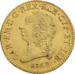 231D Doppia da 4 scudi 1769 Scudo rotondo Torino Oro