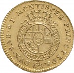 235R Mezza doppia 1755 Scudo rotondo Torino Oro