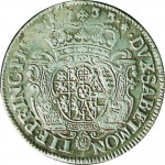 76R Mezzo scudo da 2,10 lire 1733 Scudo sagomato Torino Argento