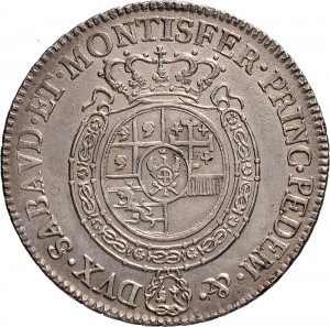 281R Mezzo scudo da 3 lire 1765 Scudo rotondo Torino Argento