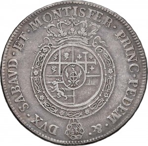 270R Scudo da 6 lire 1769 Scudo rotondo Torino Argento