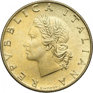 2100D 20 lire 1959 Ramo di quercia 1° tipo Roma Bronzital