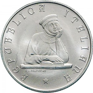 2430D 200 lire 1988 Università di Bologna Roma Argento