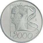 2524R 2.000 lire 1998 Anno Duemila 1° tipo (L