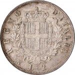 1176R 2 lire 1862 Scudo sannitico 1° tipo Napoli Argento