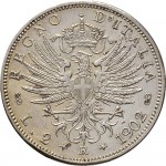 1394R 2 lire 1901 Aquila spiegata Roma Argento