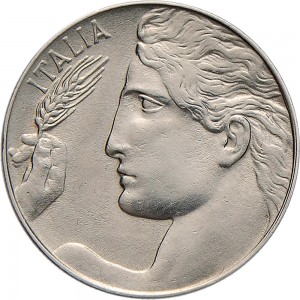 1481D 20 centesimi 1920 Libertà librata Roma Nichelio