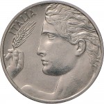 1488D 20 centesimi 1930 Libertà librata Roma Nichelio