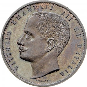 1518D 5 centesimi 1904 Valore entro semicorona di alloro e quercia 1° tipo Roma Rame