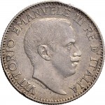 1711D Mezza rupia 1913 Valore Roma Argento