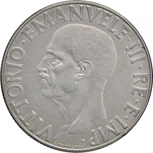 1622D 1 lira 1939 XVII Aquila romana 2° tipo Roma Acmonital