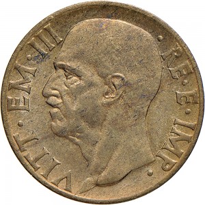 1661D 10 Centesimi 1939 XVII Scudo semirotondo 2° tipo Roma Bronzital