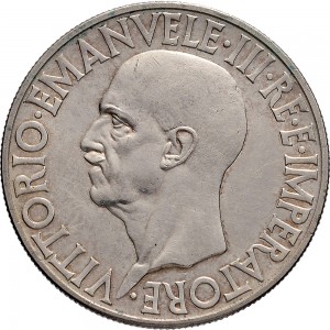 1585D 20 lire 1936 XIV Italia su quadriga lenta Roma Argento